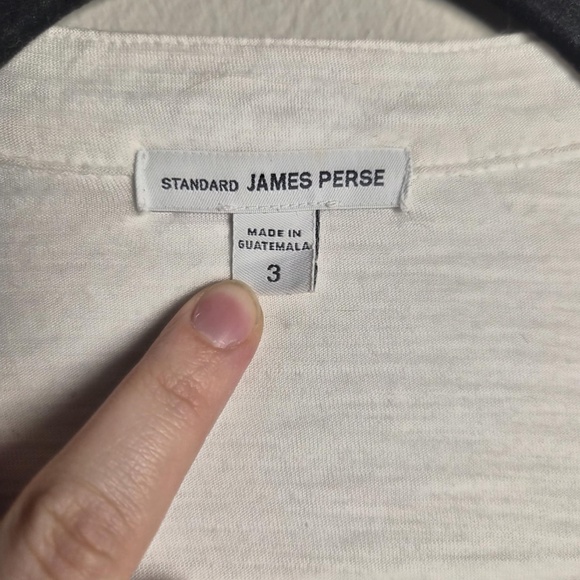 James Perse Womens Cotton Modal Blend Eggshell White Costal Chic Gauze Blouse L - Picture 6 of 10